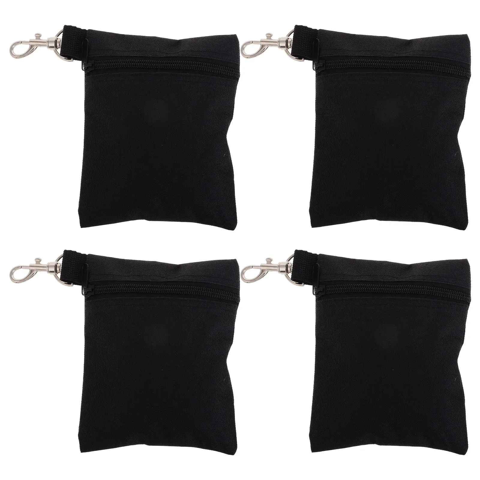 4Pcs Golf Pouch Bag for Men Women Heavy Duty Nylon Golf Ball and Tee Storage Waist Pack Lightweight Travel Organizer