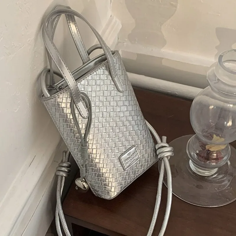 

Fashion Luxury Design Women's New 2025 Handbag Square Design Solid Color Women's Phone Bag