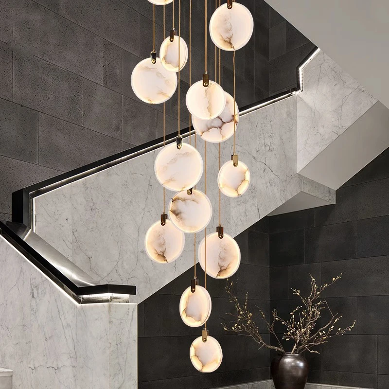 

Nordic Simple Led Pendant Light for Living Dining Room Food Tables Bedroom Staircase Chandelier Home Decor Hanging Light Fixture