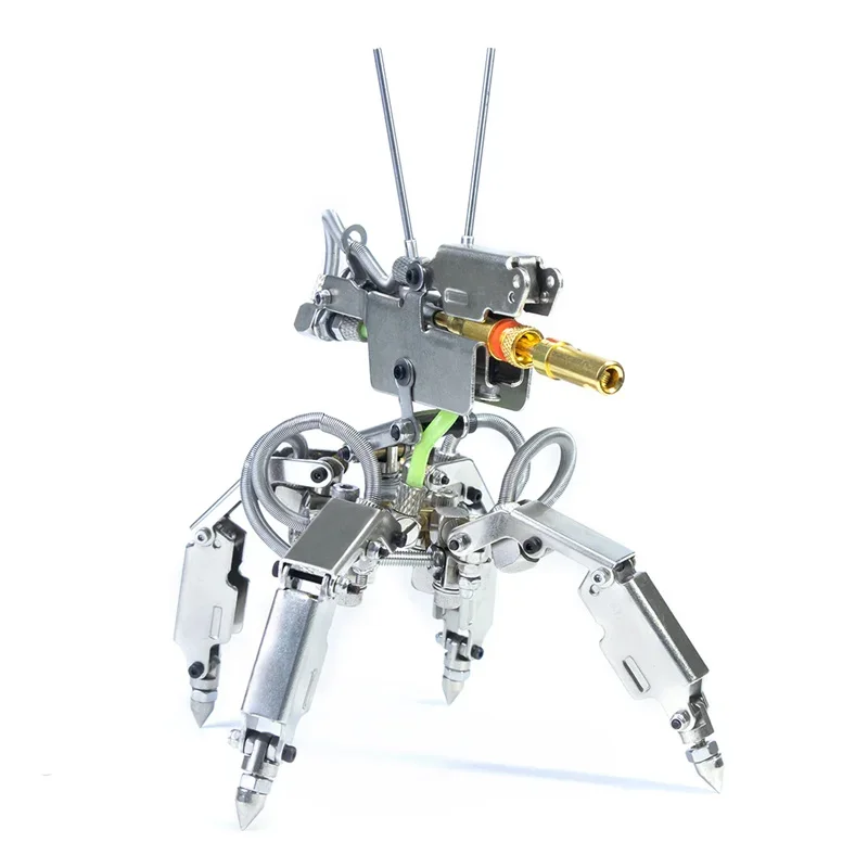 MINI-1 3 legged Future Mech Robot Metal 3D Puzzle Model Kits with Movable Joints Adults Kids DIY Assembly Toy  - 200+PCS