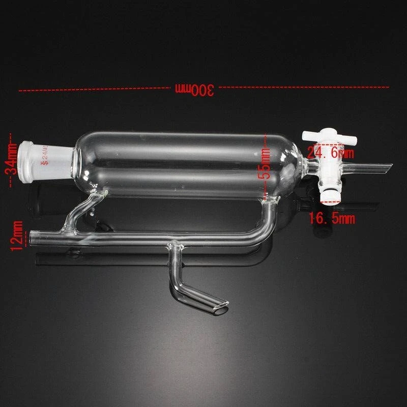 250Ml laboratory glass, oil-water receiver separator, essential oil distillation equipment part