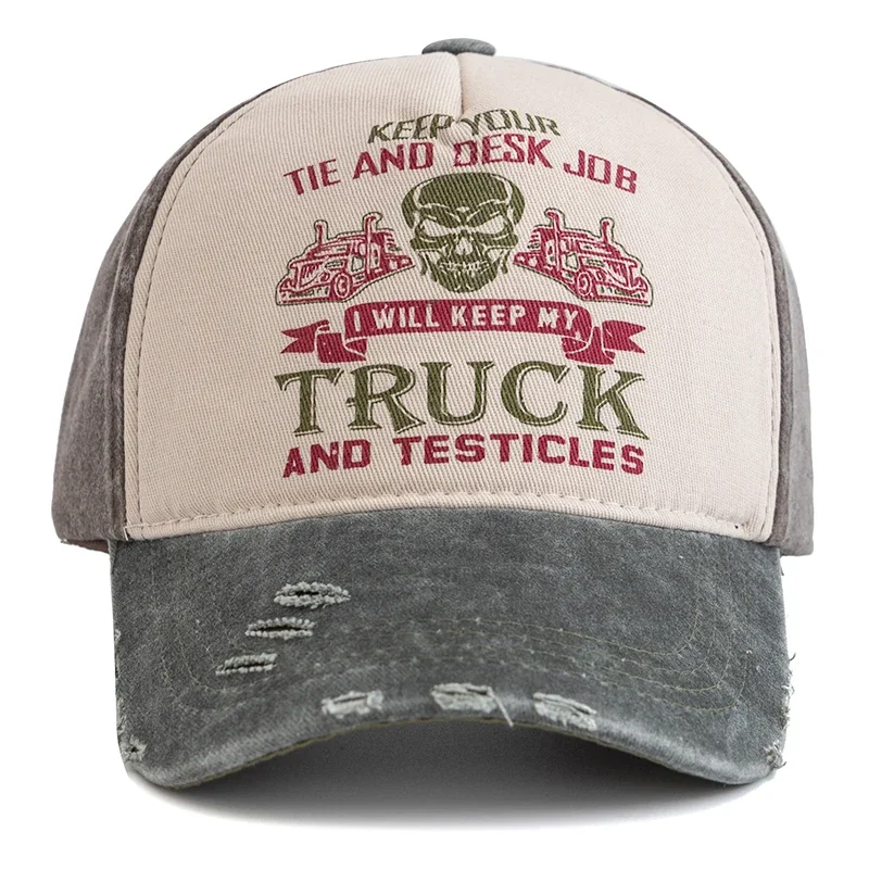 Лидер продаж, унисекс, стираная хлопковая кепка с принтом головы черепа, потертая бейсболка для мужчин и женщин, повседневная уличная модная шапка для папы