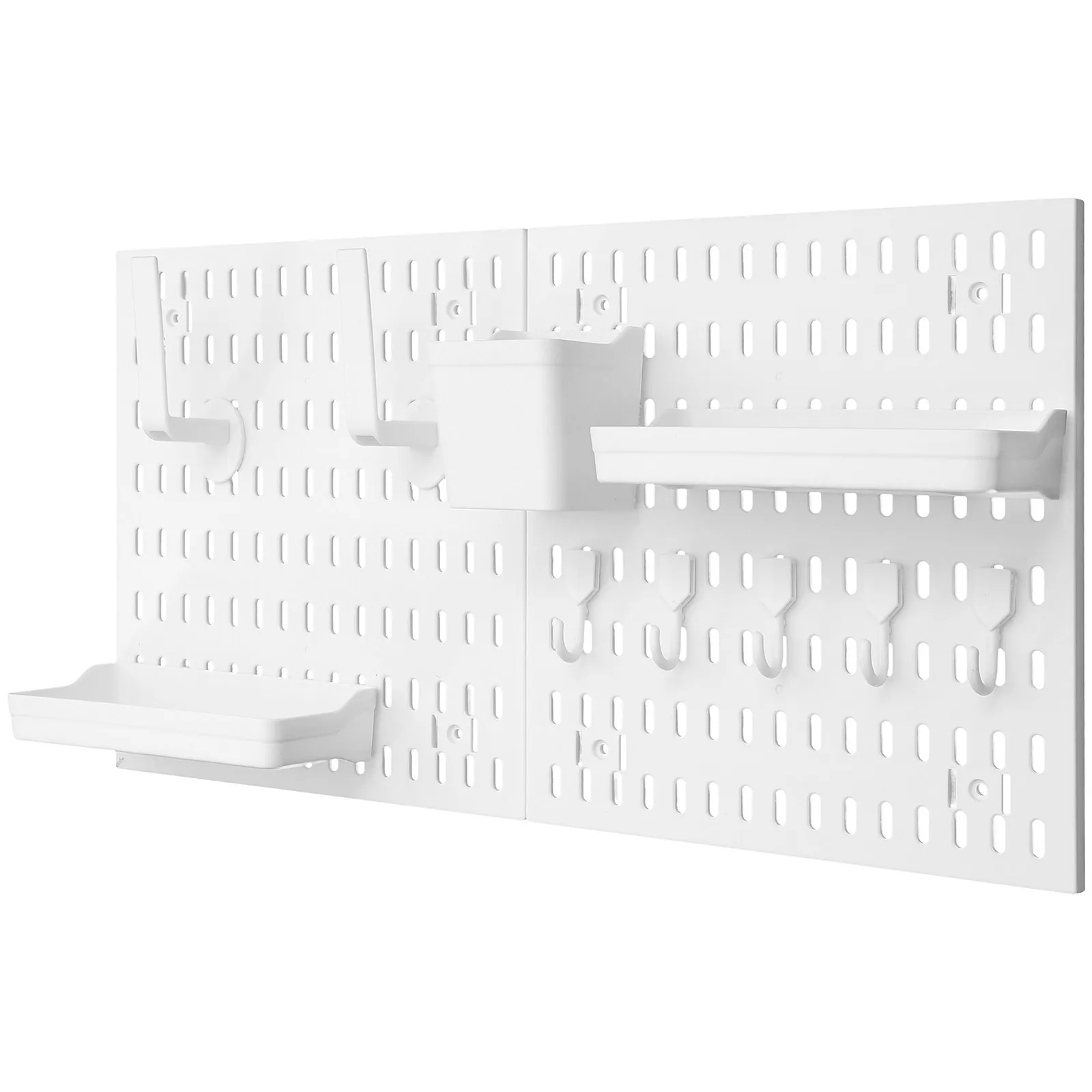 1set-black-pegboard-wall-organizer-no-drill-hole-board-shelf-with-hooks-for-kitchen-bathroom-home-office-space-saving-storage