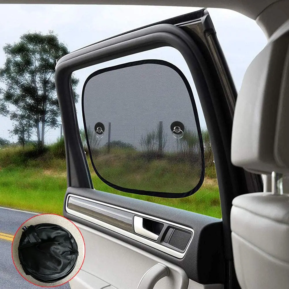 

2Pcs Accessories Auto Window Visor Sun Shade Folding Windshield Windscreen Car Sunshade Covers