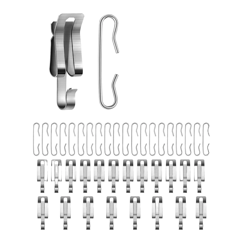 Stainless Steel Roof Gutter Hook Clip For Snow Melting Cable And ChristmasLight Hanger Outdoor Decoration Accessories