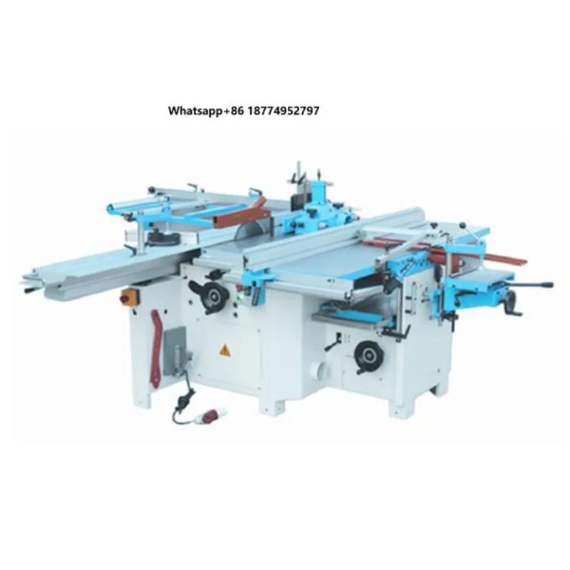 400mm Carpentry Combined Universal Woodworking Wood Multifunction Saw Planer Mortiser Moulder Driller Tenoner Machine