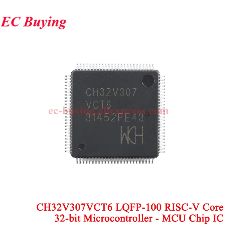 1-2Pc CH32V307VCT6 Development Board Module 32-bit RISC-V Core Controller Support RT-Thread Microcontroller MCU Chip For Arduino