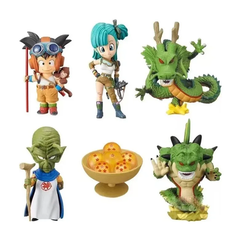 Figura de Anime Dragon Ball, Bulma, Porunga, Namek, Shenron, Son Goku, Kami
