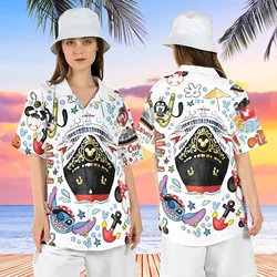 Disney Mickey Cruise Hawaiian Shirt Men Disneyland Cruise Line 25th Anniversary Hawaii Shirt Disney Castaway Cay Button Up