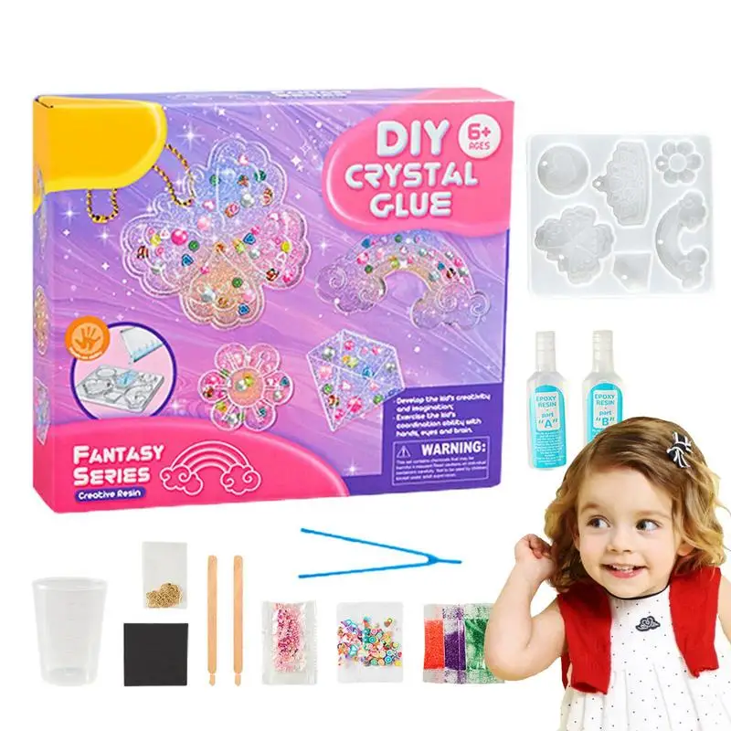 Kit de Pintura De Cola De Cristal, Interactive Paint Arts, No-Baking, Engraçado, Asse-Free