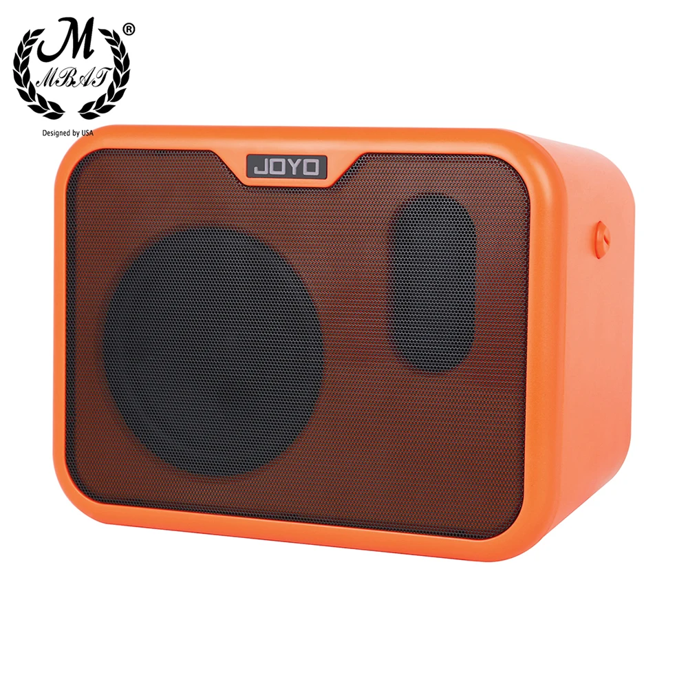 M MBAT Acoustic Guitar Speaker Mini Portable Amplifier 10Watt Amp Normal Bright Dual Channels with Power Adapter Guitar Speaker