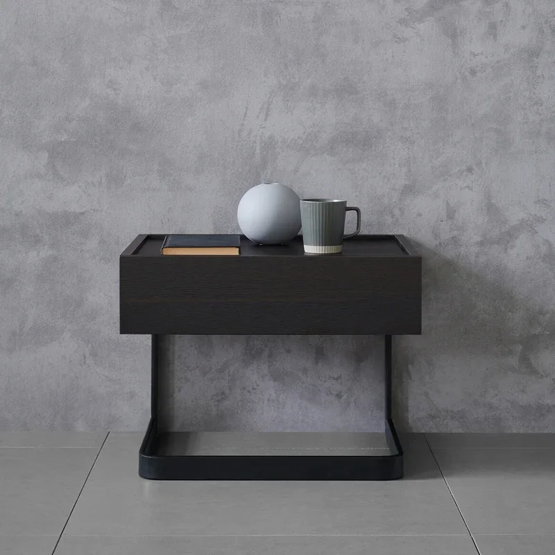 Nordic Night Table Bedroom Modern Storage Space Saving Nightstands Living Room Aesthetic Mesitas De Noche Furniture Decoration image 2