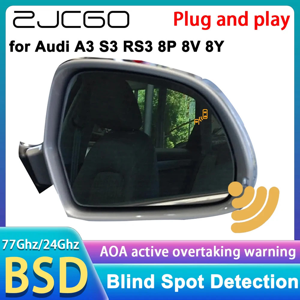 

for Audi A4 S4 RS4 B7 8E 8H SEAT Exeo 2004-2009 Side Assist 77GHz Radar Detector BSD BSM Blind Spot Detection Assist Monitoring