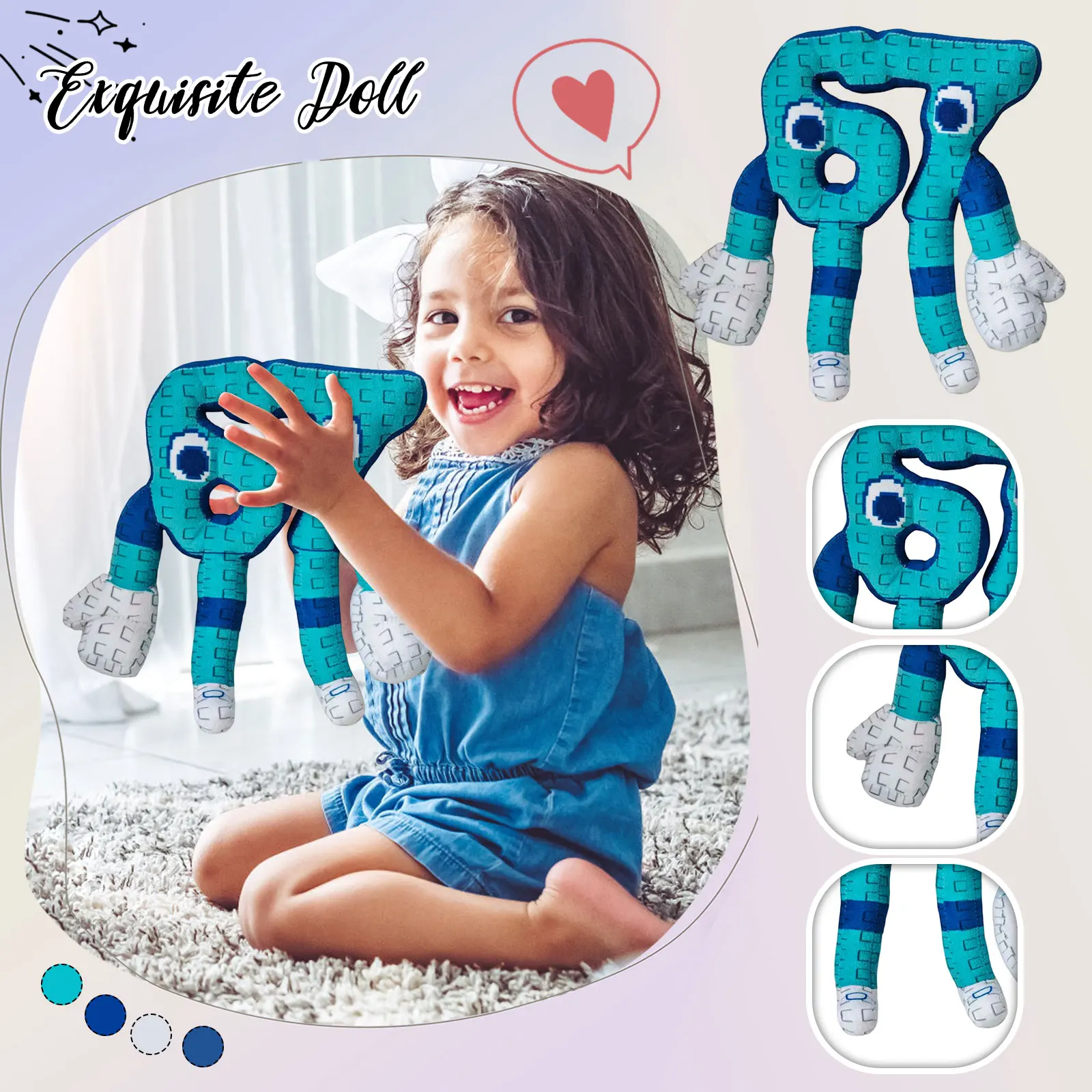 الإحساس الفيروسي على شكل بلوشي! سرقة شخصية ميمي من القطيفة القابلة للعناق لديكور المكتب، وإعداد الألعاب، وهدية مضحكة