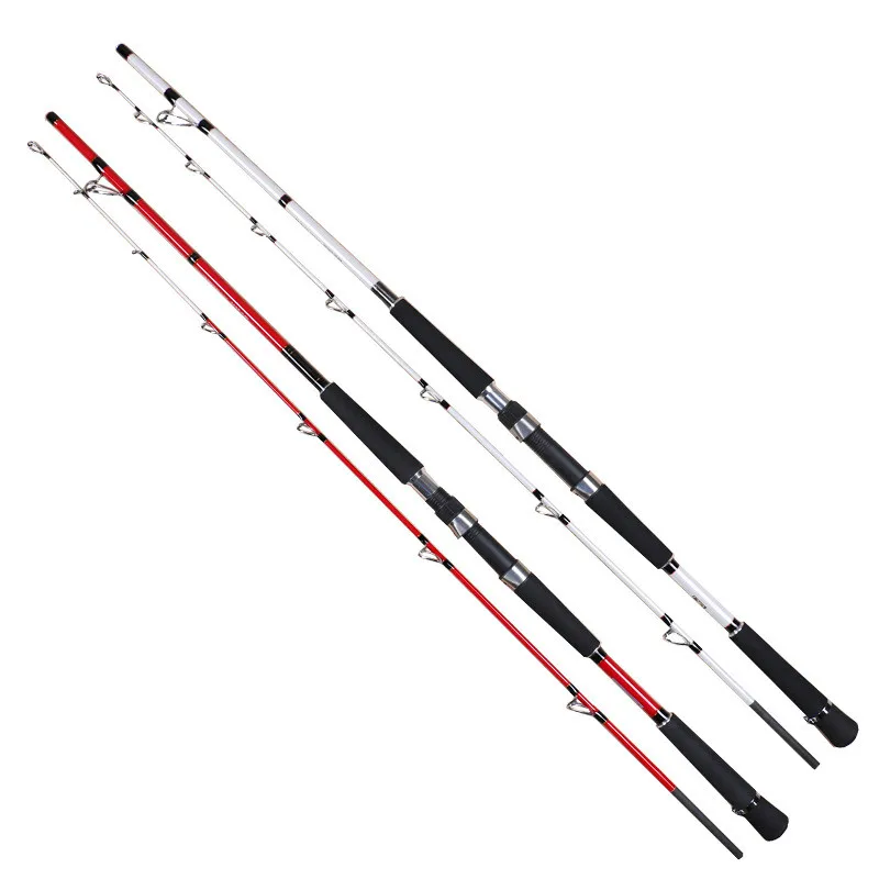 2.1m 2.4m Carbon Jigging Sea Fishing Rod Power Boat Casting Weight 100-500g Spinning Casting Jig Rod