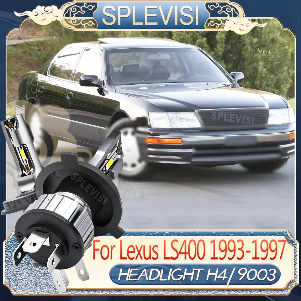 h4 LED Headlight Bulbs ensuring enhanced visibility and safety during nighttime driving For Lexus LS400 1993 1994 1995 1996 1997