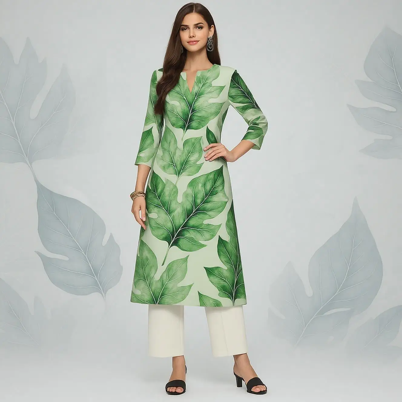 Muslim Women's Kurt Casual Fas - Ethnic Fashion Kurtis recension och pris
