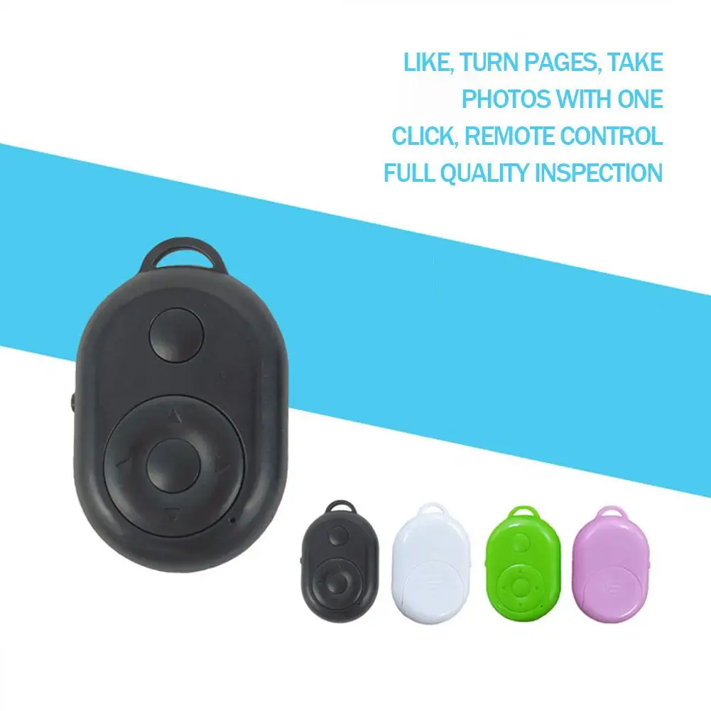 Portable Smart Bluetooth-compatible Remote Control Page Remote Remote Click Control Micro Short Take To Photos The Selfie V B6F7