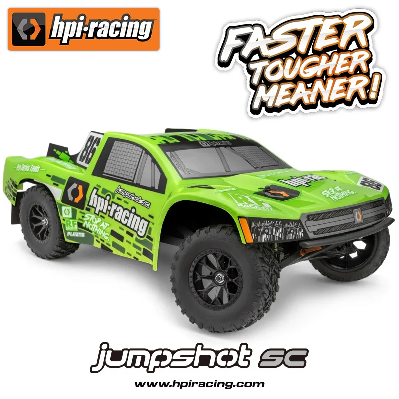 

1/10 Радиоуправляемая машина HPI 160261 Jumpshot SC V2 Привод на заднее колесо RTR Короткий грузовик с дистанционным управлением Имитационная модель Rc Гусеничный мальчик Игрушка