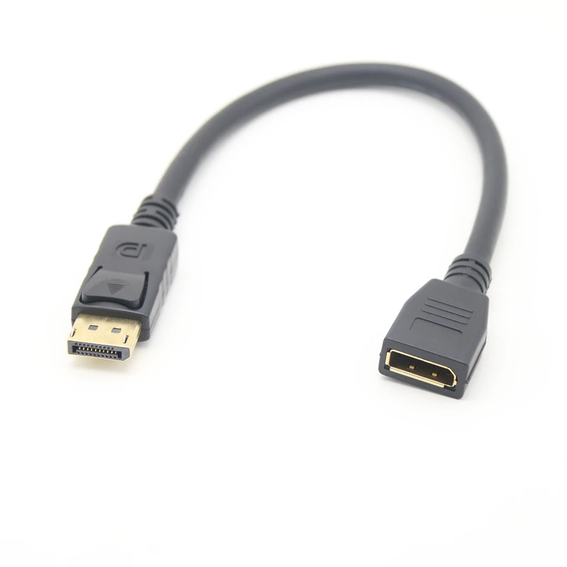 

DP Male to Female M/F V1.2 4Kx2K Displayport Male to Displayport Female Socket Extension Cable 0.3m