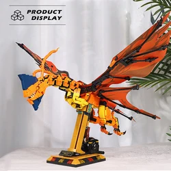 Dragon Phantom Wyevrn Building Blocks Model Bricks Movie Middle-earth Medieval Series Ice Dragon Assembly Sets Toys Gifts Decor