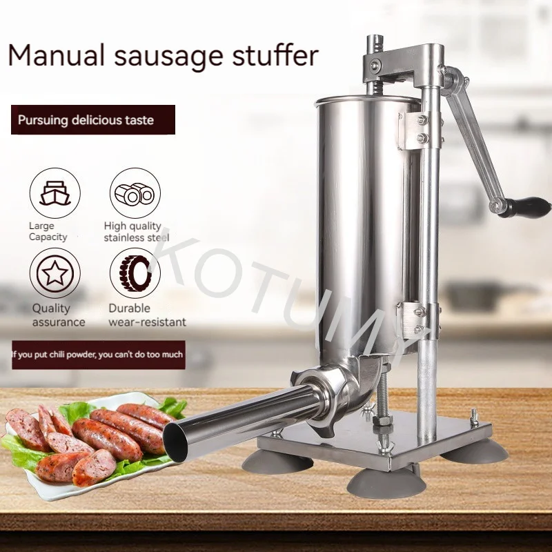 Commercial Manual Sausage Stuffer Three-Dimensional Sausage Making Machine Stainless Steel Sausage Machine Sausage Making