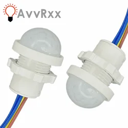 AvvRxx PIR Sensor Detector Smart Switch 110V 220V LED PIR sensore di movimento a infrarossi rilevamento sensore automatico interruttore della luce