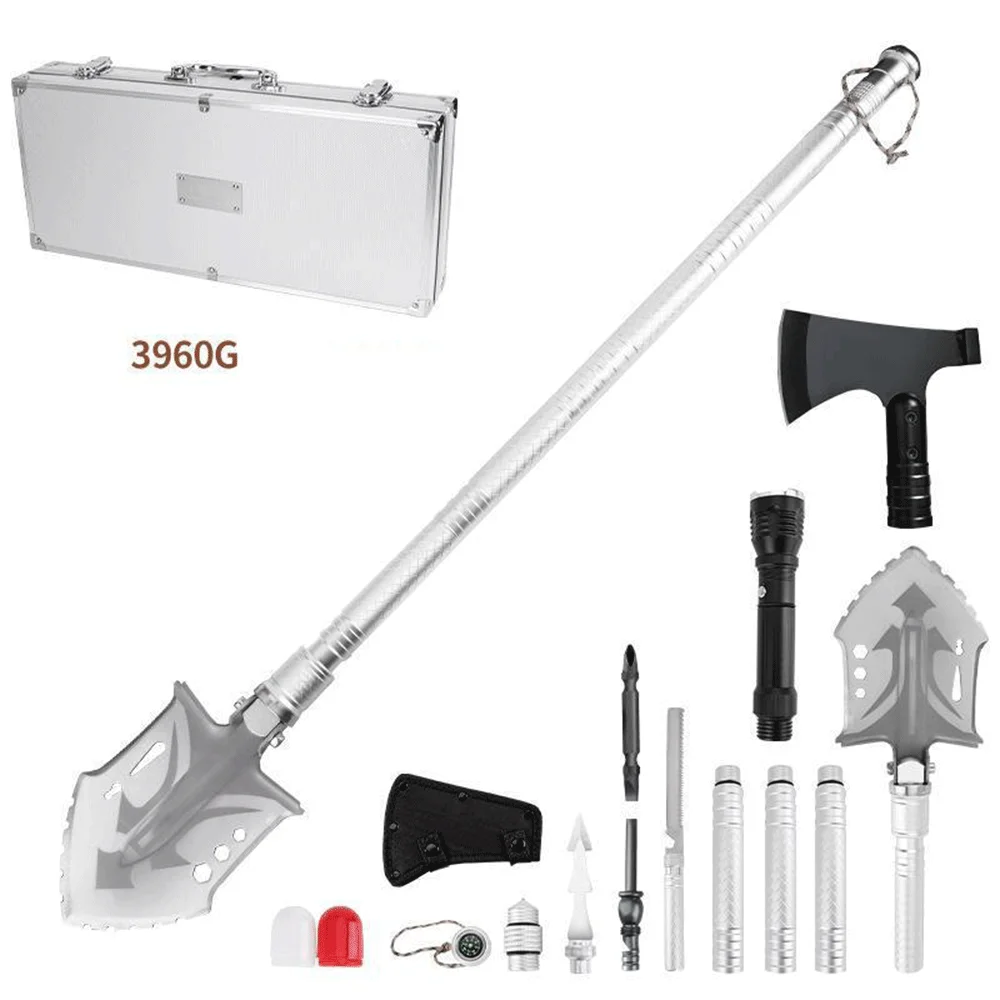 

Высококачественная лопата 2-в-1, набор топоров из нержавеющей стали, многофункциональный садовый двор, уличный инструмент, деревянная ручка, футляр для инструментов специального назначения