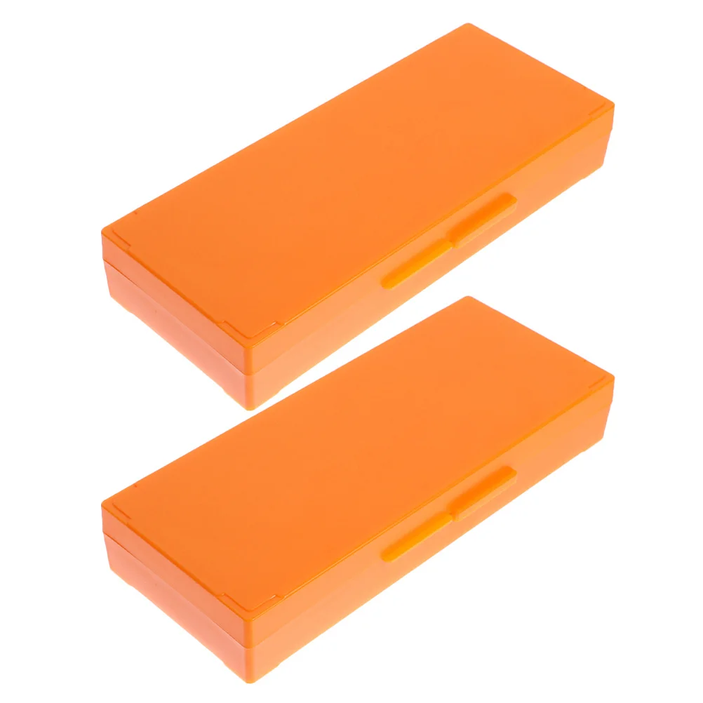 

2Pcs Microscope Slide Storage Tray Good Workmanship Well Protection Portable for Experiments Accessories