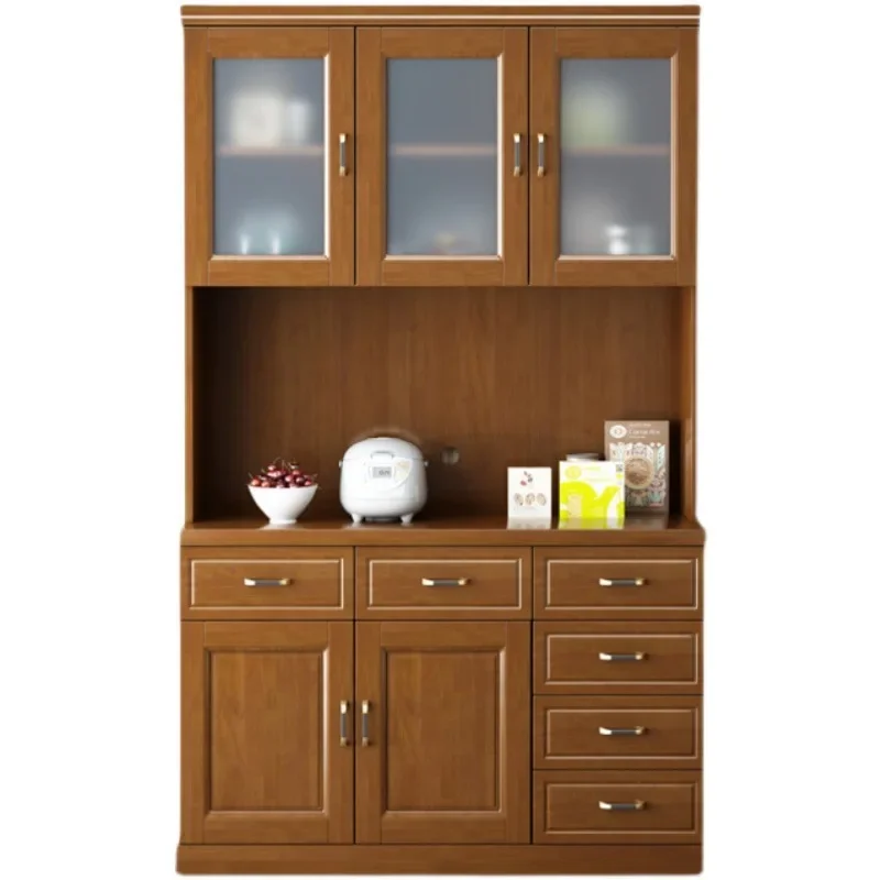 

Solid wood dining side wine living room wall locker household tea side kitchen cabinet