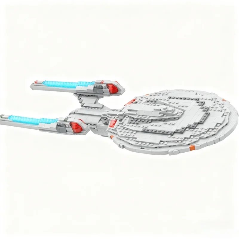 

1079pcs MOC Space Sovereign Class Starship Star Trek First Model Toys Building Blocks Construction Christmas Gift Idea Education