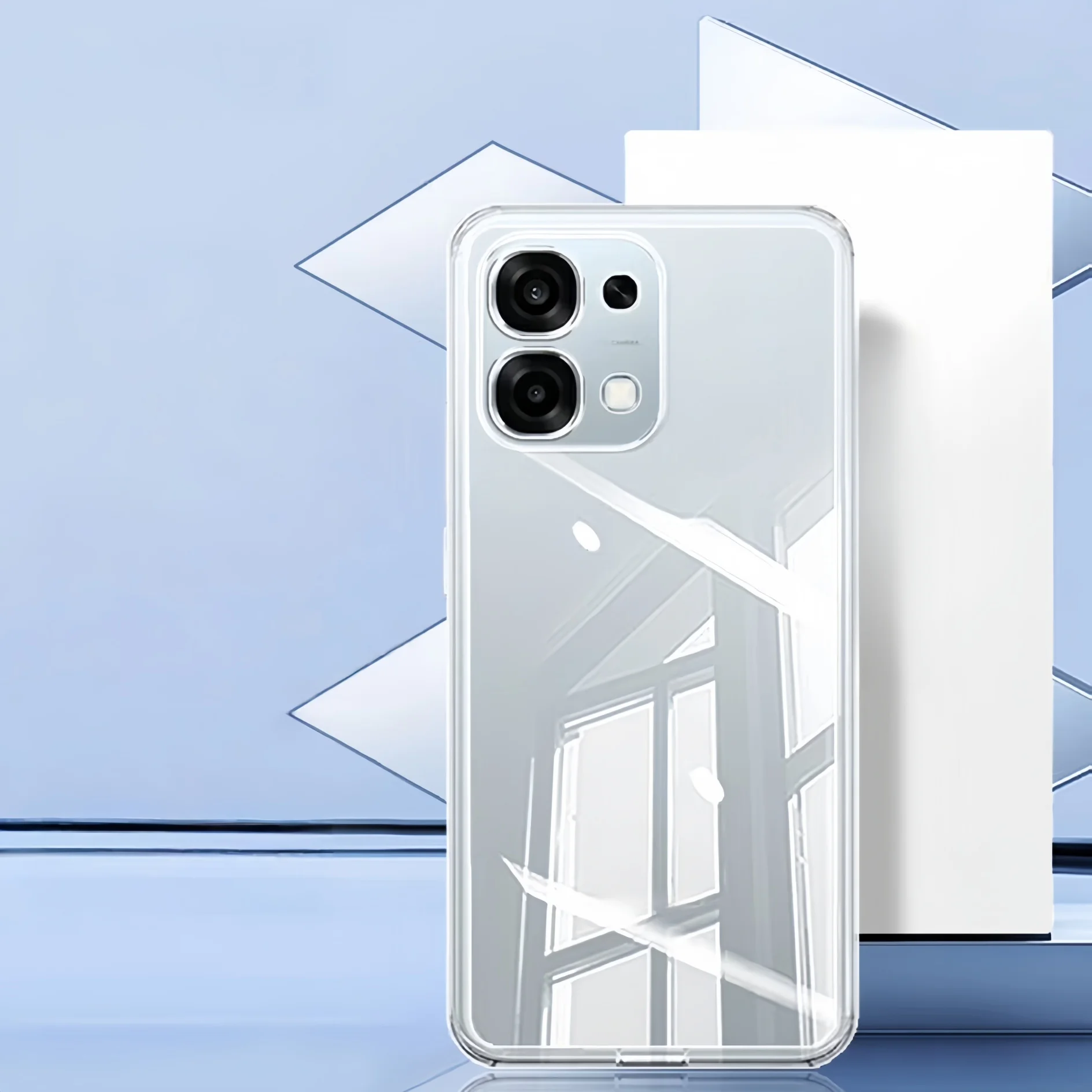 جراب هاتف شفاف بدون اصفرار TPU مقاوم للصدمات OPPO A6 Pro / A5 Pro / A5 / A5X - شفاف #6