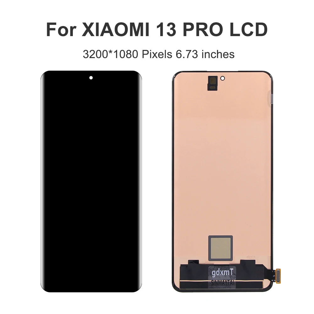 For Xiaomi 13 Pro 6.73\'\'For Mi 13 Pro 2210132G 210132C LCD Display Touch Screen Digitizer Assembly Replacement