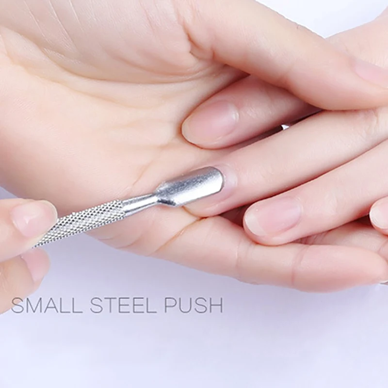 Kềm Cắt Da Inox Tay Đẩy 2 Đầu Chết Tẩy Sơn Móng Chân Cho Làm Móng Tay Chân Dũa Móng Tay Móng Tay Nghệ Thuật Chăm Sóc Cuticle Pusher