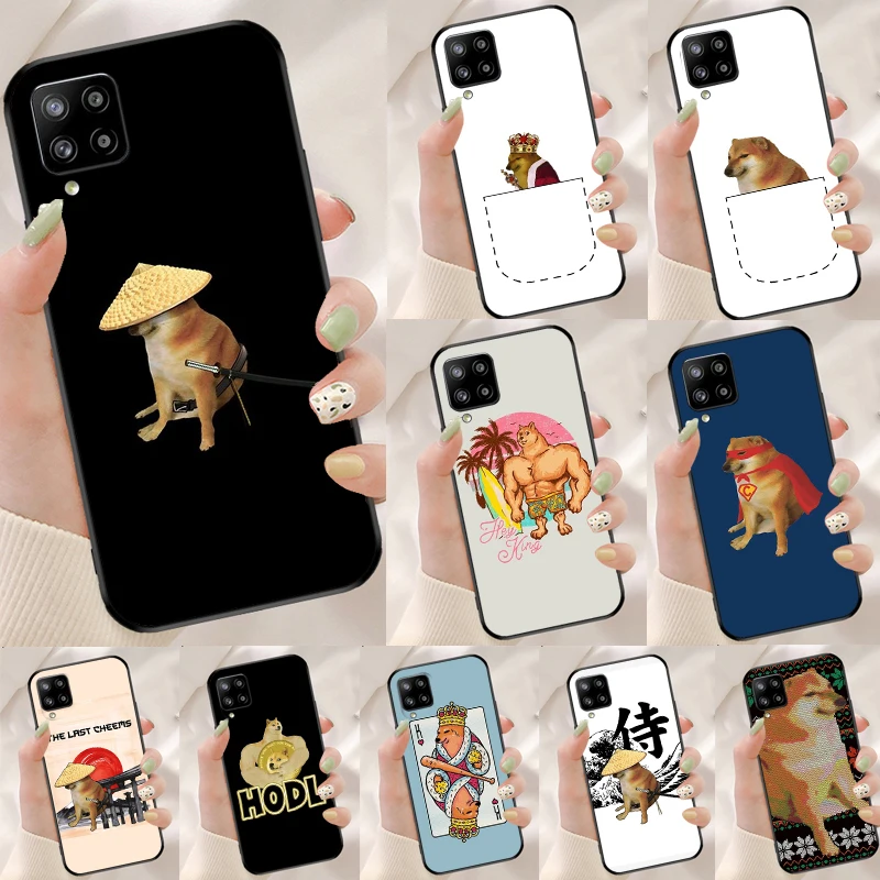 Cheems Doge Case For Samsung Galaxy A53 A33 A13 A12 A22 A32 A42 A52 A50 A51 A71 A14 A24 A34 A54 Cover