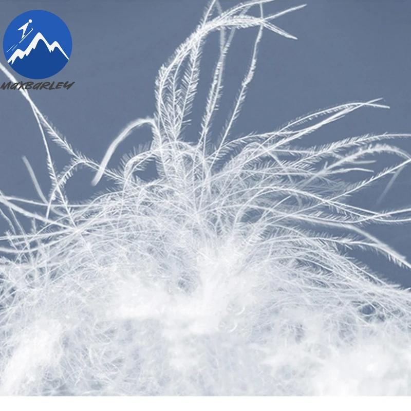 Maxbarley Mens Long Down Jacket Lightweight Korean Trendy Warm Puffer Coat Knee Length Outdoor Cold Resistant Winter Wool Jacket