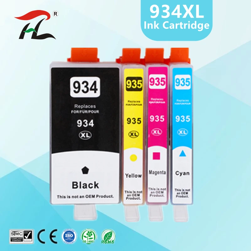 Compatible ink cartridge for HP 934XL 935XL 934 XL 935XL 934 935 for hp934 Officejet Pro 6812 6830 6815 6835 6230 6820 printer