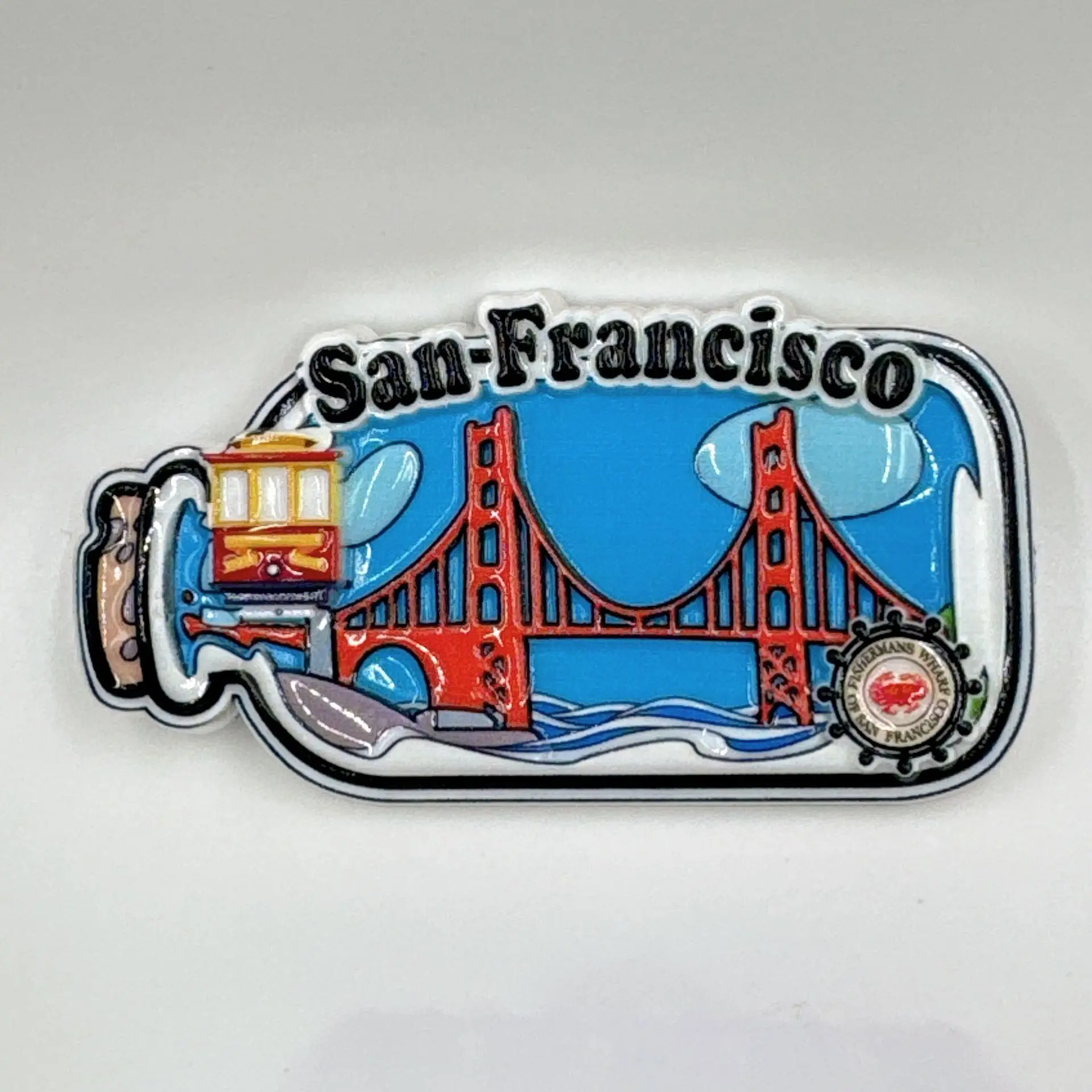 North America San Francisco Las Vegas Fridge Magnets Tourism Souvenir Refrigerator Magnetic Sticker Collection Handicraft
