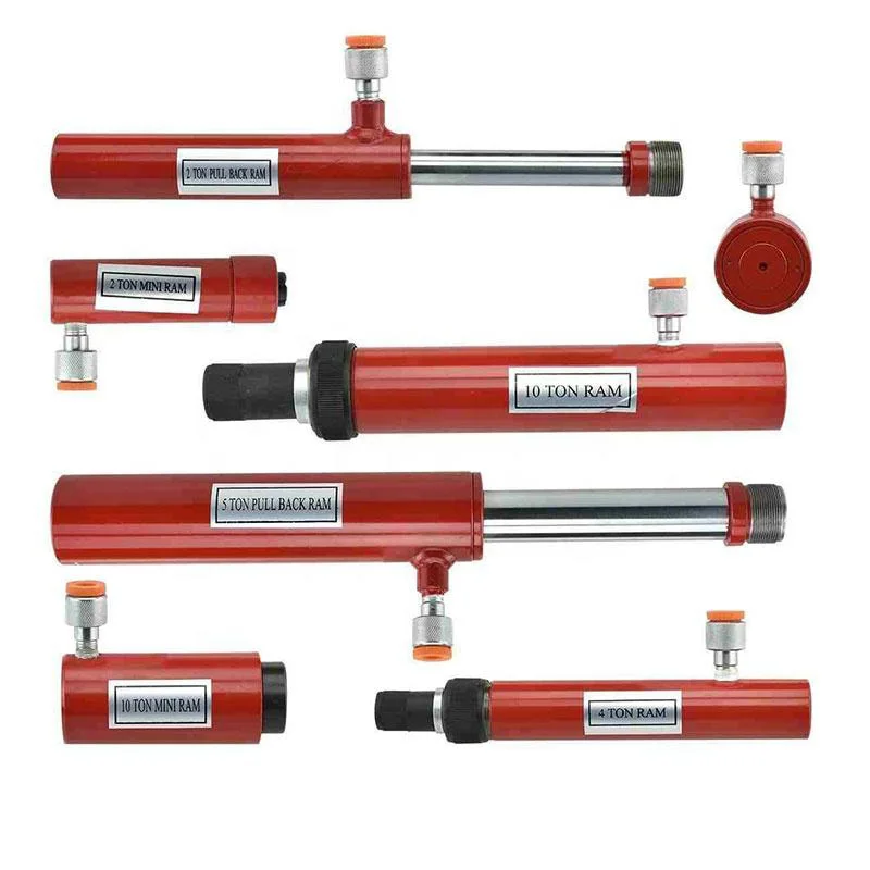 YQY คุณภาพสูงปั๊มไฮดรอลิกดึงกลับ Ram กระบอก Power Repair เครื่องมือไฮดรอลิกความตึงเครียด Rod ชุด