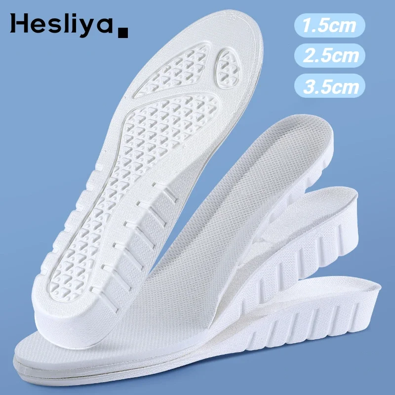 Invisible Height Increase Insoles PU Soft Lightweight Shoes Sole Pad for Men Women Heel Lift Feet Care Arch Support Insole