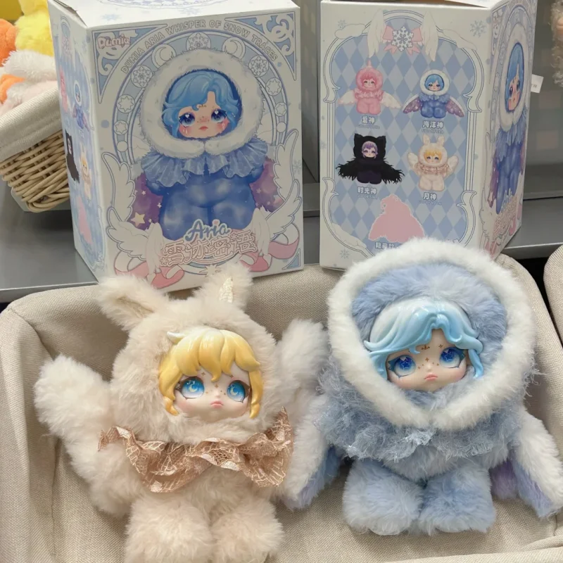

Подлинная серия Dumia Aria Whisper Of Snow Traces, слепая коробка, милые куклы, коллекционные модные игрушки, кавайный орнамент, загадочная коробка, подарки