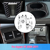 Car Interior Decoration Carbon Fiber Protective Sticker For Jaguar XF 2009 2010 2011 Car Interior Accessories