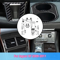 For Jaguar XF 2009 2010 2011 Car Interior Accessories Car Interior Decoration Carbon Fiber Protective Sticker