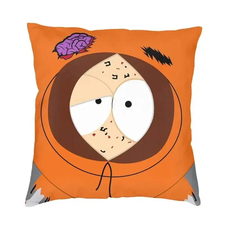 Kenny Face Cartoon Animation Anime SouthPark Pillow Covers Decor Home Kawaii Chair Cushion Square Pillowcase