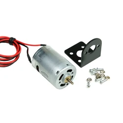 1 Set of 380 Hight Speed Motor With Bracket and Cable for DIY Toys Ship RC Bait Boat DIY Accessories