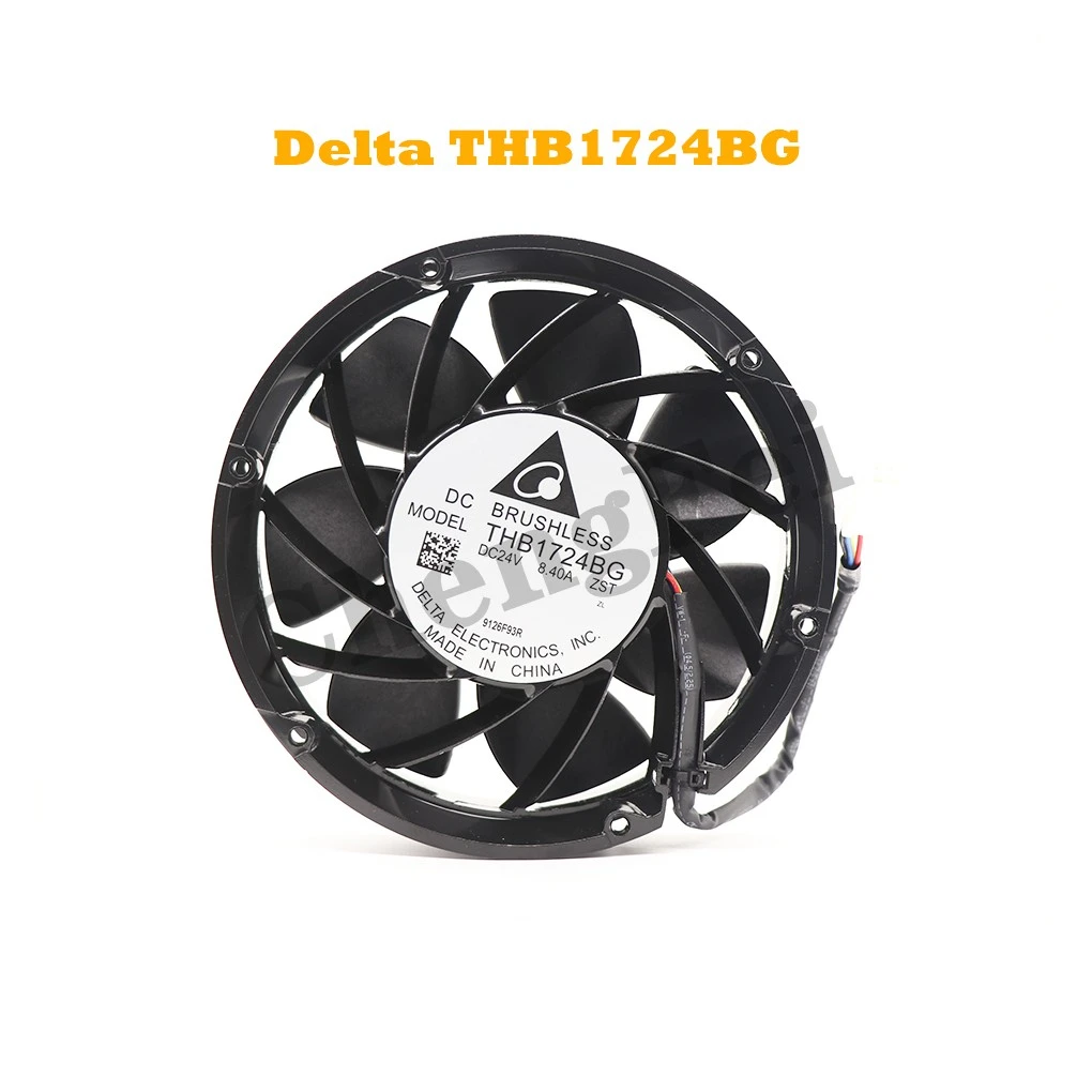 

CNC Delta THB1724BG ACS880 R9 17cm 17251 24V 8.40A 8000RPM Ball Bearing for ABB Inverter Fan