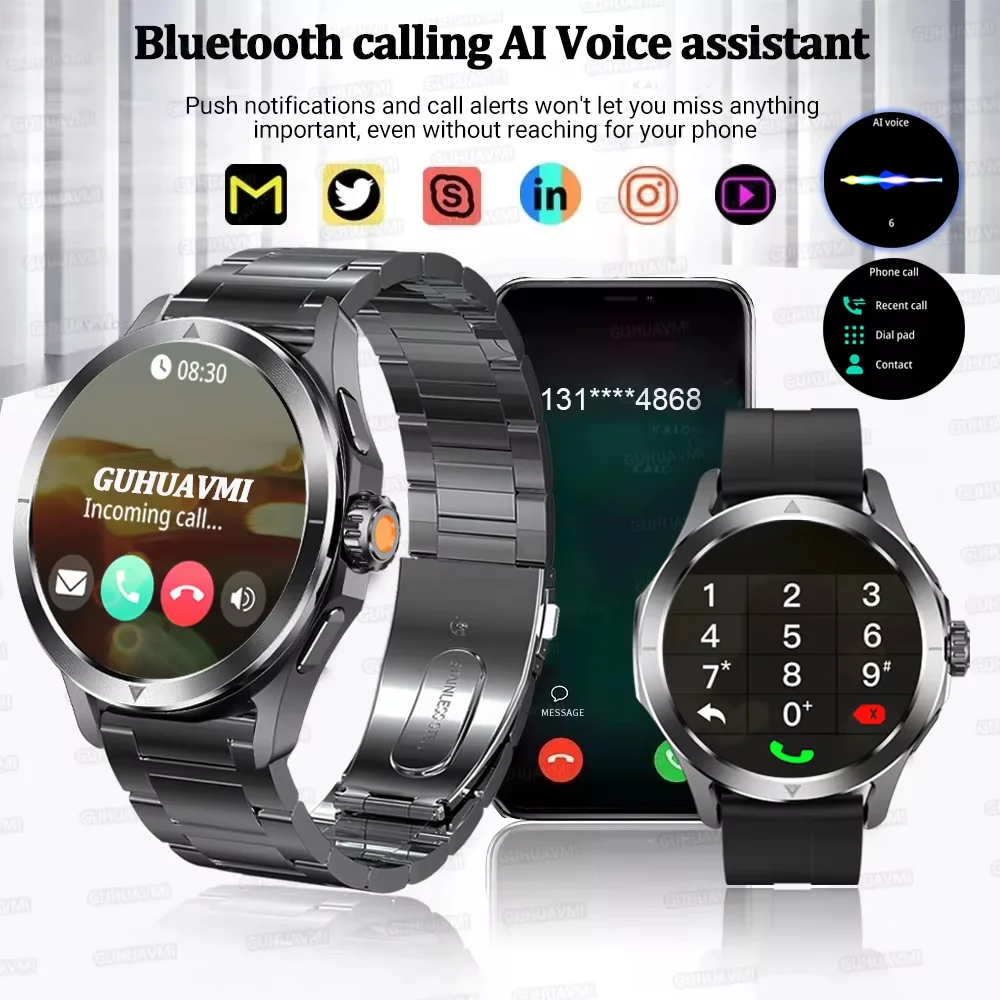 2025 S4 الترا جديد نظام تحديد المواقع المسار ساعة ذكية الرجال 360*360 AMOLED شاشة NFC BT دعوة مقاوم للماء مراقبة الصحة الذكور الرياضة Smartwatches