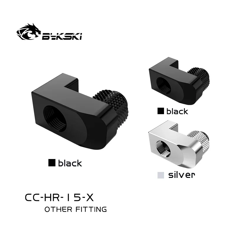 

Bykski G1/4'' 15mm Thread Eccentric Fitting 360 Degree Rotary Joints Computer Water Cooling Offset Adapter Connector CC-HR-15-X