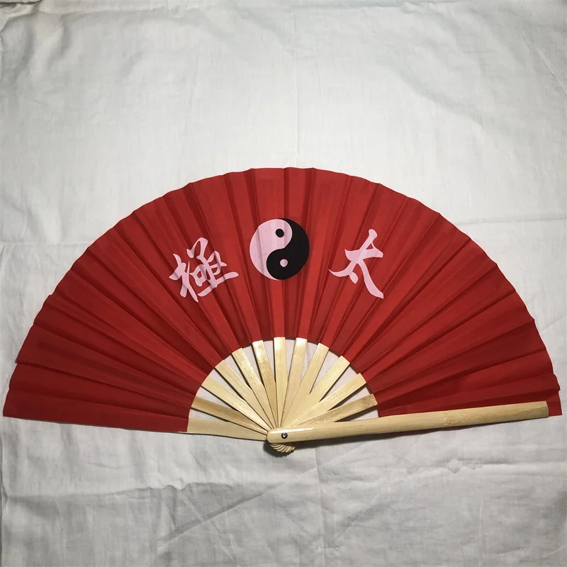 Chinese Style Hand Fan Folding Dancing Performance Fan Chi Tai Dance Silk Martialwushu Gift Portable Party Holiday Dancing Fan