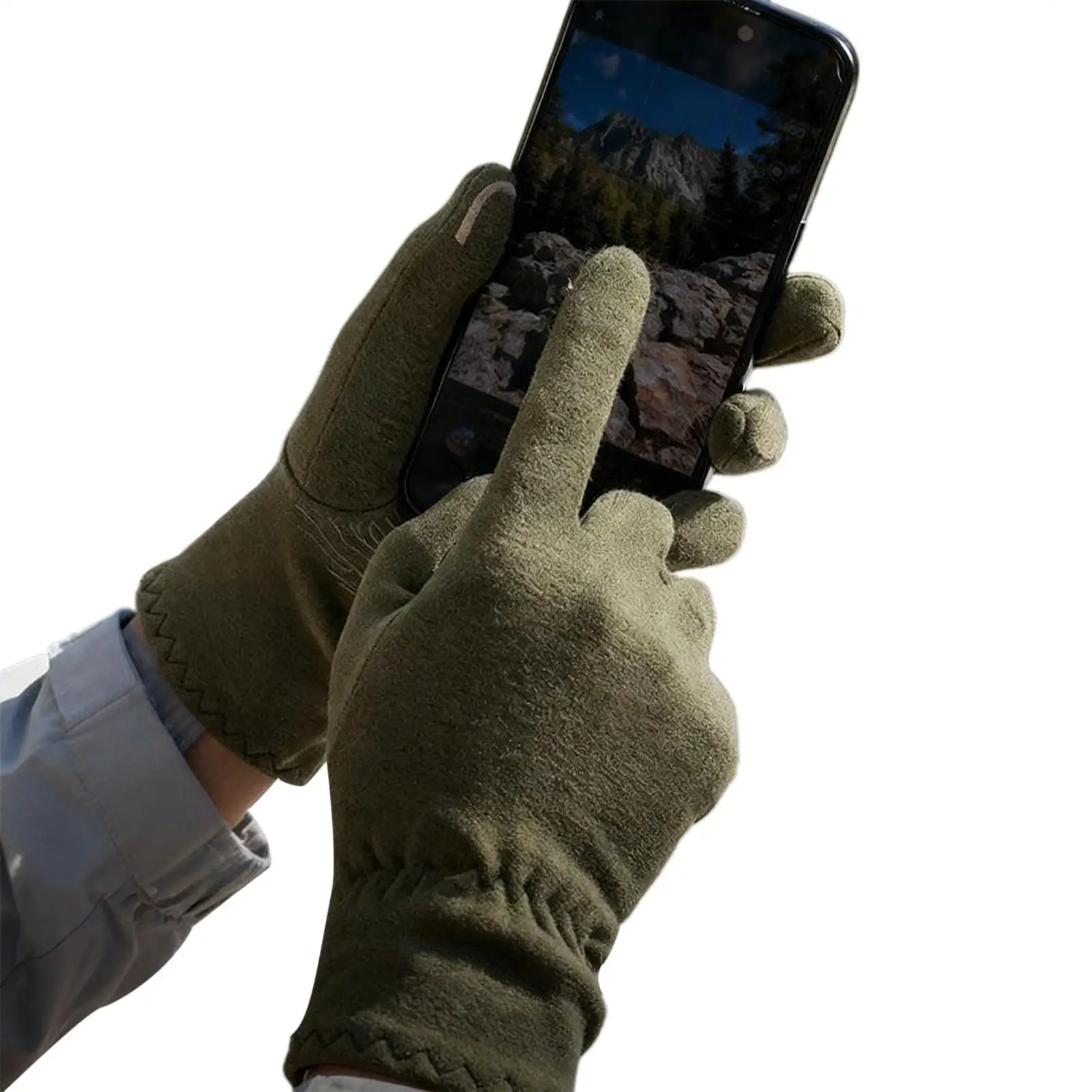 

Женские перчатки для хайкинга с сенсорным экраном, теплые и гибкие, для активного отдыха, для ходьбы, кемпинга, путешествий, зимних видов спорта